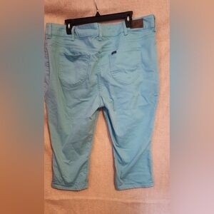 22WM Turquoise Denim Lee Capris